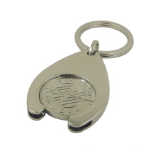 Promotional Wholesale Metal Trolley Coin Key Ring